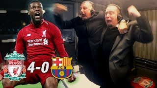 CORNER TAKEN QUICKLY ORIGI  Liverpool 40 Barcelona Commentator Reactions [upl. by Fidel117]