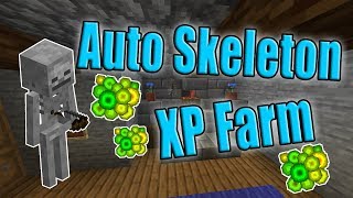 Minecraft Skeleton Farm  XP Farm  Fully or Semi Automatic [upl. by Euqinu]