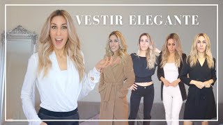 Cómo vestir ELEGANTE y SENCILLA 5 consejos  looks [upl. by Ahseinad]