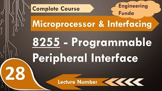 Programmable Peripheral Interface 8255 Basics Control Signals Block Diagram Control word amp Modes [upl. by Nnek]