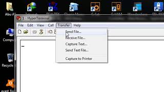 hyper terminal vie com port [upl. by Sagerman]