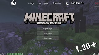 How To Get Lunar Client For MCPE 120 LUNAR CLIENT MCPE [upl. by Peltz284]