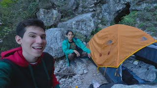 ⛺️ Encontramos una cueva y ACAMPAMOS Ft Dororock [upl. by Ahsim959]