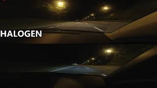 Osram H7 Halogen vs Osram H7 LEDriving gen2 [upl. by Areic688]