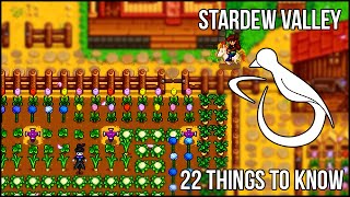 22 Things I Wish Id Known Sooner in Stardew Valley enable annotations [upl. by Adias]