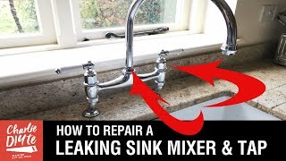 How to Repair A Kitchen Sink Mixer amp Dripping Tap [upl. by Marvel]