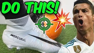 How To Shoot CR7 Freekicks Like Ronaldo With Knuckleball Battle [upl. by Nahtan]