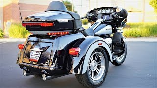 2019 HarleyDavidson TriGlide Ultra FLHTCUTG │ Review and Test Ride [upl. by Acinok]