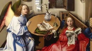 Workshop of Campin Annunciation Triptych Merode Altarpiece [upl. by Swithbart]