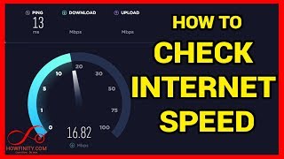 How to Check Your Internet SPEED [upl. by Einalem452]