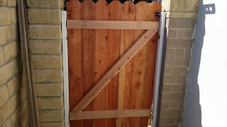 Building a New Wooden Gate [upl. by Wil]