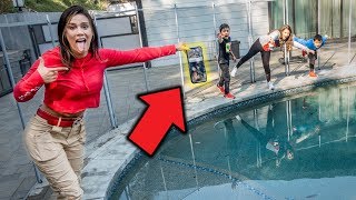 IPHONE Xs In Our Swimming Pool PRANK On Ferran  The Royalty Family [upl. by Gal]