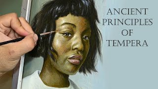 How to Paint with Egg Tempera [upl. by Nylirad]