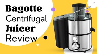 Bagotte Centrifugal Juicer Review [upl. by Itnahs]