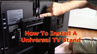 How To Assemble A Universal TV Stand [upl. by Essex757]