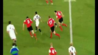 Jason Robinson run and Will Greenwood Try  England v Wales 2003 Rugby World Cup QF [upl. by Eirolav]