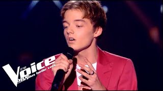 Charles Aznavour – Une vie damour  Lucas  The Voice France 2020  Blind Audition [upl. by Fleda]