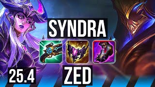 SYNDRA vs ZED MID  11413  KR Master  254 [upl. by Wildee]