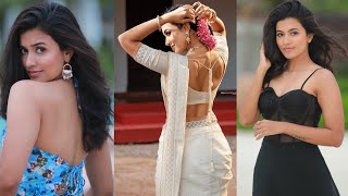 Anju Kurian Hot Photoshoot in Saree Compilation  Actress Anju Latest Vertical Edit Photography [upl. by Tewfik]