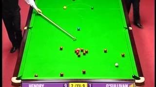 2004 World Snooker Championship SF Ronnie OSullivan vs Stephen Hendry Session 2 BBC [upl. by Nebur]