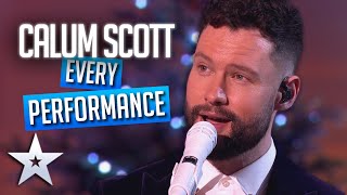 GOLDEN BOY Calum Scott  EVERY performance  Britains Got Talent [upl. by Chladek]