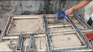 The Process To Build A Solid Foundation For The House  Project To Build Foundations For The House [upl. by Inoy]