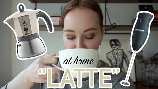 HOW TO MAKE A quotLATTEquot AT HOME moka pot  frother [upl. by O'Donovan385]