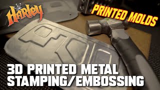 Metal StampingEmbossing with 3D Printed Molds  Its EASY [upl. by Dorn]