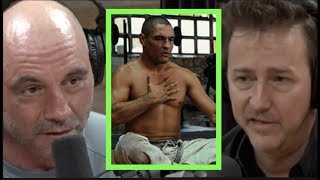 Edward Norton Talks Rickson Gracie with Joe Rogan [upl. by Seyah]