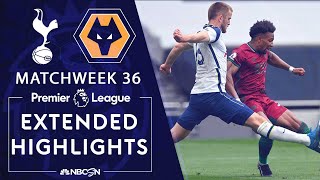 Tottenham v Wolves  PREMIER LEAGUE HIGHLIGHTS  5162021  NBC Sports [upl. by Suolhcin]