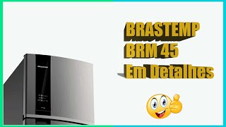 GELADEIRA BRASTEMP BRM45 HKANA 375L  Duplex Frost Free InoxEvox [upl. by Yngad]