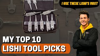 Top 10 Lishi Tools  Most Commonly Used  Lishi Tips 03 [upl. by Conley737]