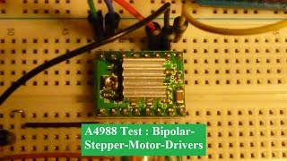 Test of A4988 with Arduino Uno [upl. by Ialocin]