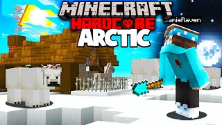 Surviving 100 Days FROZEN in the Minecraft Arctic [upl. by Yajeet310]