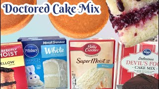 Doctored Cake Mix Tutorial  Baking 101 [upl. by Cirek844]