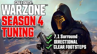 Warzone Audio Masterclass  Season 4 Ranked Audio Settings [upl. by Arihsay308]