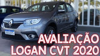 Avaliação Renault Logan 16 CVT 2020  Finalmente LOGAN e SANDERO com câmbio automático bom [upl. by Akselav]