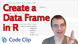 How to Create a Data Frame in R [upl. by Ymaral]