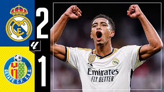 Real Madrid 21 Getafe  HIGHLIGHTS  LaLiga 202324 [upl. by Rodie838]