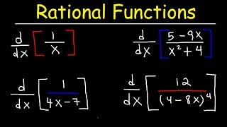 Derivatives of Rational Functions [upl. by Elbert]