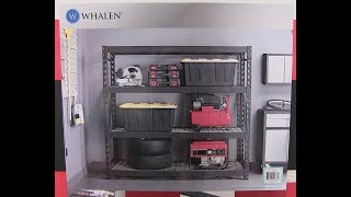 Costco Whalen Industrial Rack unboxing [upl. by Mychael409]