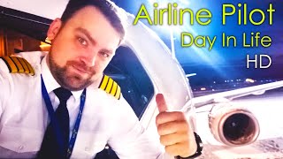 A Day in Life as an Airline Pilot A story of winter flight B737 HD [upl. by Chandos]