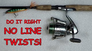 Putting Line On A Spinning Reel [upl. by Nabois]