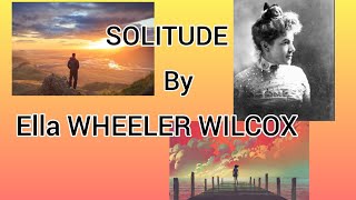 SOLITUDE POEM ANALYSIS [upl. by Friedlander]