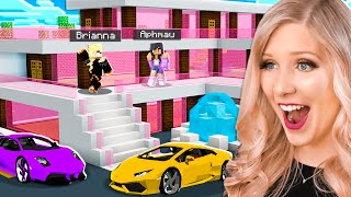 Minecraft MILLIONAIRE House Battle vs Aphmau  Challenge [upl. by Jobie]