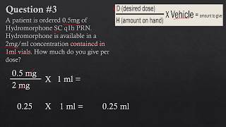 Medication Dosage Calculation Practice Questions [upl. by Anawt]