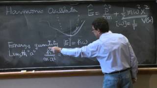 Lecture 8 Quantum Harmonic Oscillator [upl. by Delmore]