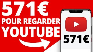 GAGNER 571€ EN REGARDANT YOUTUBE GRATUIT  ARGENT PAYPAL FACILE [upl. by Cleti906]