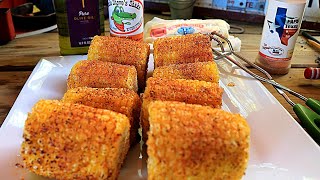 Air Fryer Corn on the Cob  Olive Oil VS Butter [upl. by Resiak808]