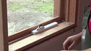 How To Install Window Awning Winders  DIY At Bunnings [upl. by Dragde]